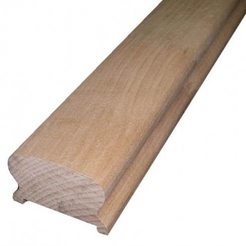 Поручень из бука 50x90x4000 сорт Экстра, без покрытия