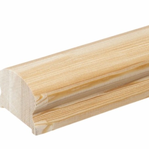 Поручень из сосны 50x90x3000 сорт А, без покрытия