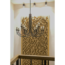 ЛЮСТРА И ДЕРЕВЯННОЕ ПАНО