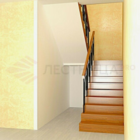 ЛЕСТНИЦА БЕЗ СВЕСОВ СТУПЕНЕЙ