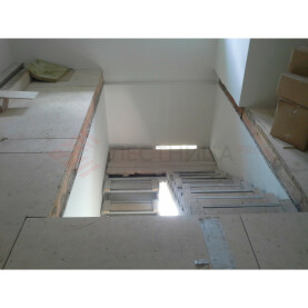 ТРЕТИЙ ЭТАЖ ЗАМЕР ЛЕСТНИЧНОГО ОГРАЖДЕНИЯ И ПРИМЫКАНИЙ ЗАШИВКИ МЕЖДУЭТАЖНОГО ПЕРЕКРЫТИЯ. ЛЕСТНИЦА ПРО