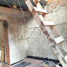 Металлическая лестница с подсветкой в Апрелевка, Наро-Фоминский городской округ, Московская область