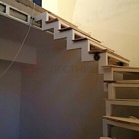 Металлическая лестница с подсветкой в Апрелевка, Наро-Фоминский городской округ, Московская область