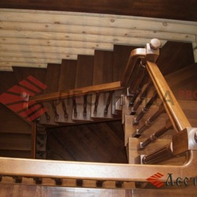 Лестница из дуба в классическом стиле, Красный Путь гор. округ Домодедово Московская область