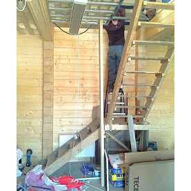 Фото с замера лестницы