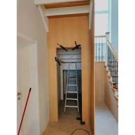 монтаж шпонированных панелей МДФ