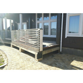 ЗАМЕР КРЫЛЕЧКА НА ОБРАТНОЙ СТОРОНЕ ДОМА